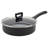 Basic Essentials 31-Piece Nonstick Aluminum Cookware Set with Lids and Cooking Utensils, Black-120042153