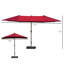 Marché extérieur rectangulaire en acier à double face avec base Outsunny-1187040203