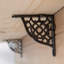 Hammer & Tongs - Honeycomb Iron Shelf Bracket - D100mm - Raw