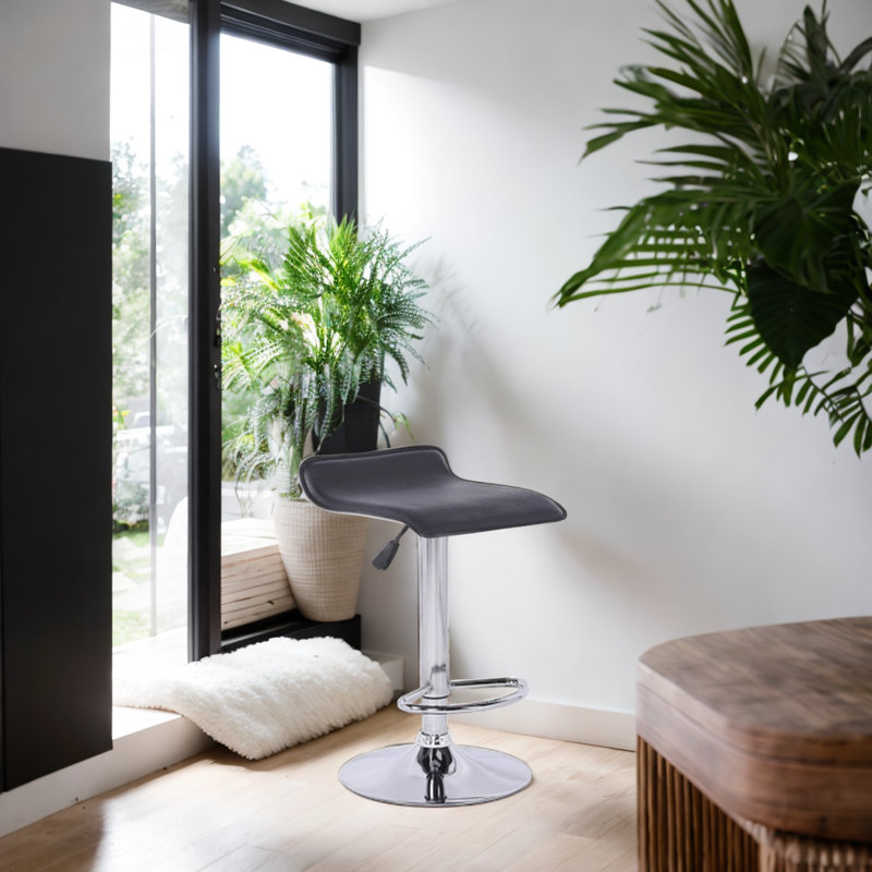 Tabouret réglable Wendo, Noir