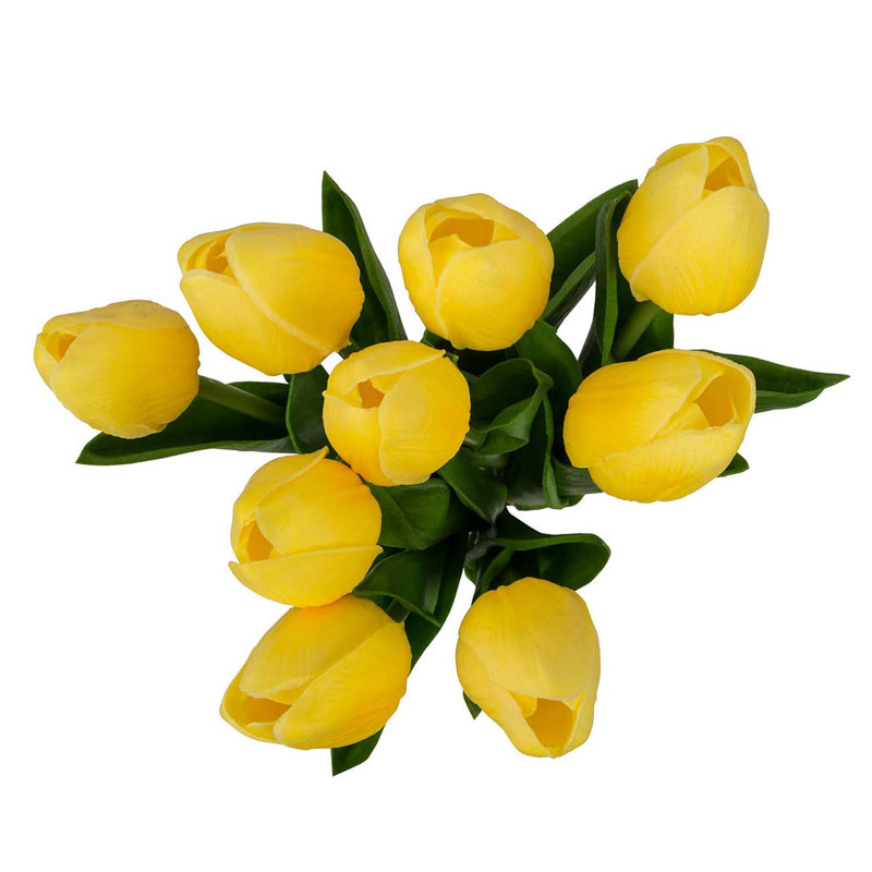 Tucson Tulip Arrangement, Yellow, 13" H x 5.5" W x 5.5" D
