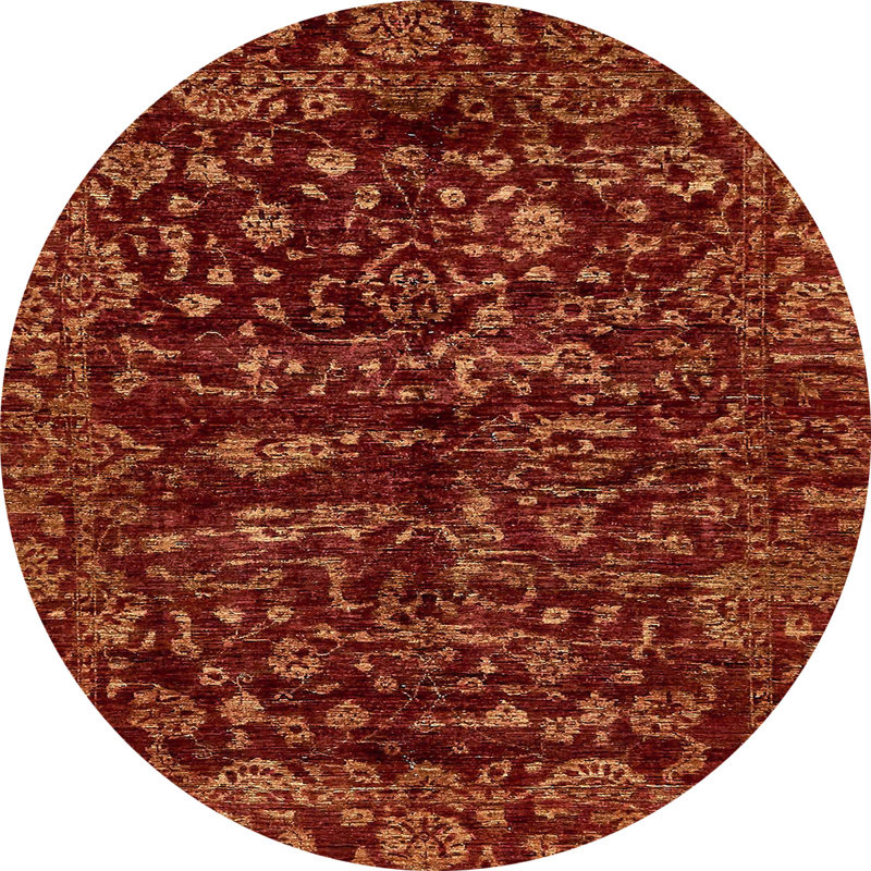 Abstract Indoor Rug, Round 8'
