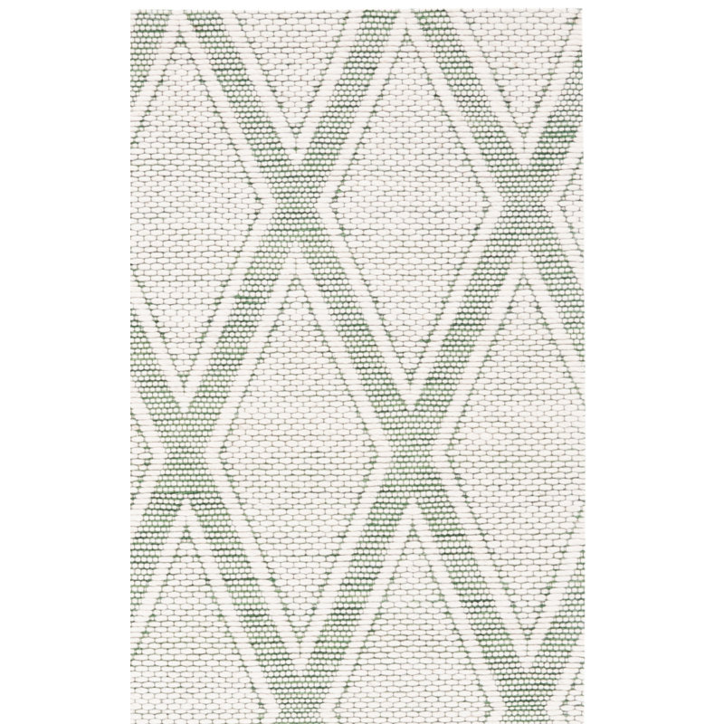 Tapis géométrique tissé à la main Marbella, Rectangle 8 pi x 10 pi