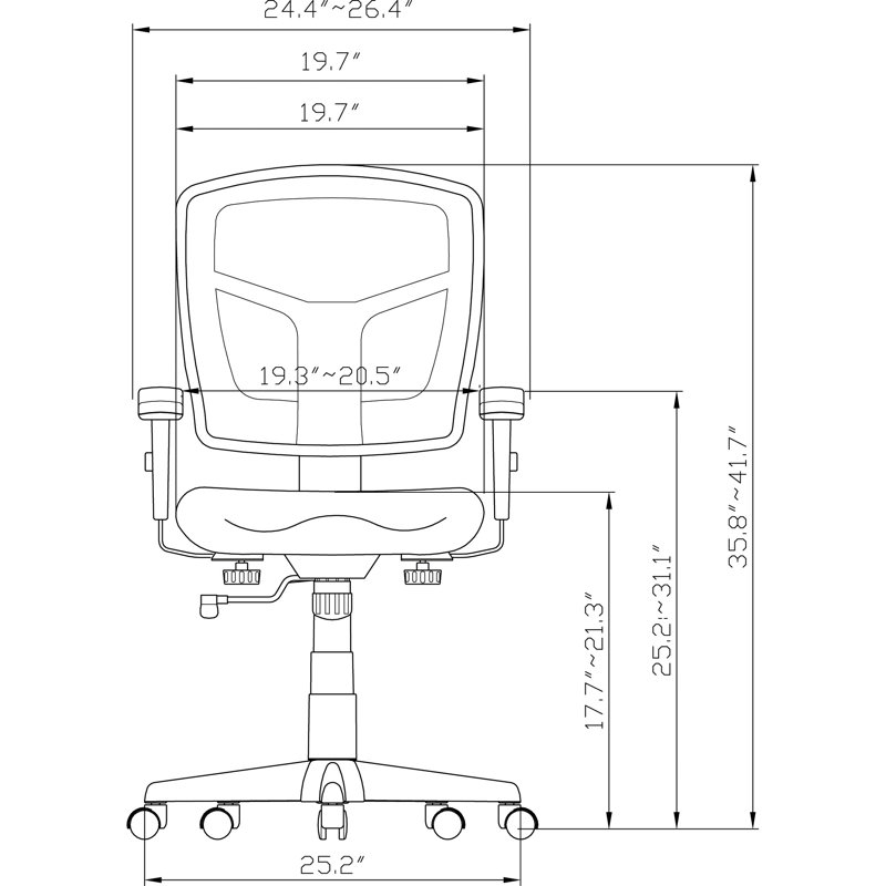 Chaise de travail Argelis