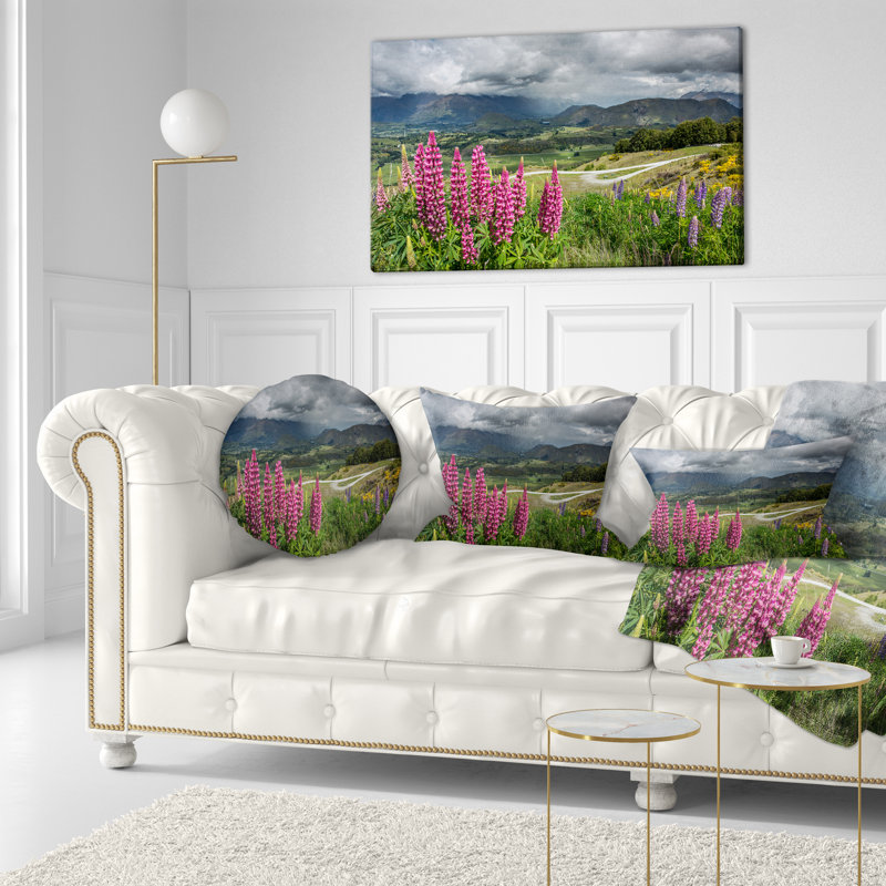 Landscape Reversible Throw Pillow