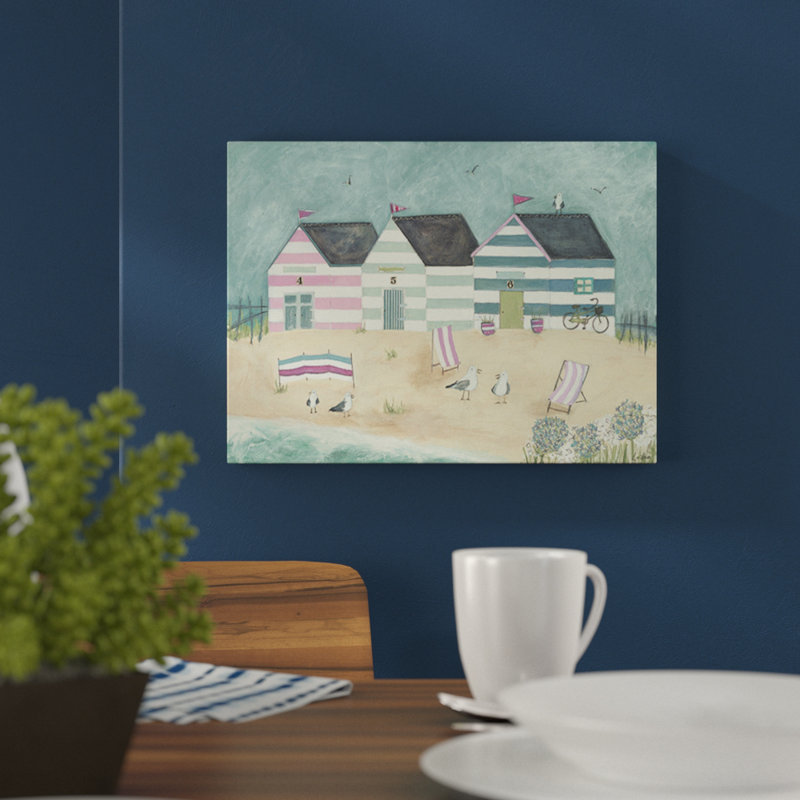 A Sunday Afternoon Bike Ride by Louise O'Hara - No Frame Painting, 60cm H x 80cm W