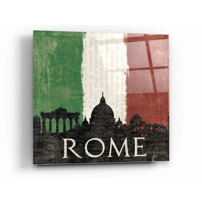 «Rome» par Moira Hershey, art mural en verre acrylique