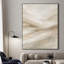 Très grande reproduction d'art sur toile - Horizon fluide, abstrait, lumière, design minimaliste moderne pour le salon ou la chambre à coucher - «Assemblage requis du cadre (cadre non fini)»-124795335