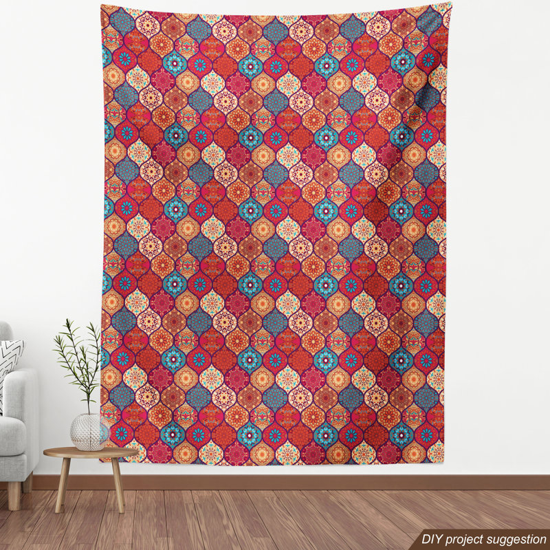 Tissu marocain, H 36 po x l 58 po x P 1 po
