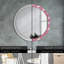 Huldar Glass Flat Wall Mirror
