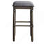 Ensemble de 2 tabourets de bar en bois Arnhem, gris-1876587733