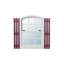 Three Board and Batten Open Vinyl Shutters Pair-40683887-14903352