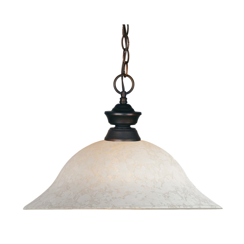 Biller 1 - Light Olde Bronze Single Pendant