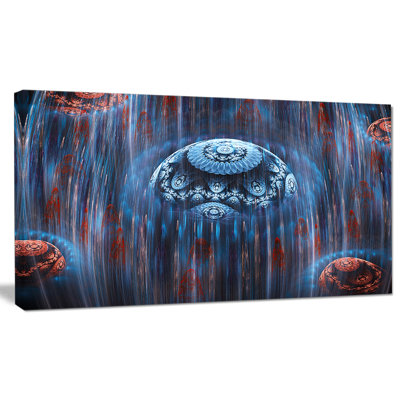 « blue world of infiniing univers », impression