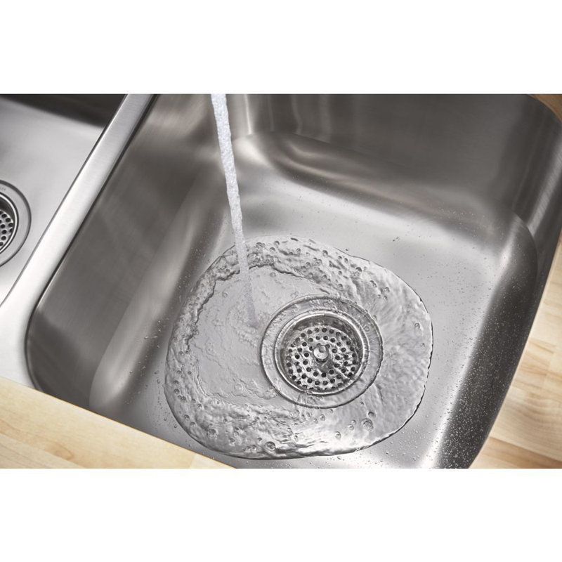 McAllister 32'' L Stainless Steel Double Basin Kitchen Sink