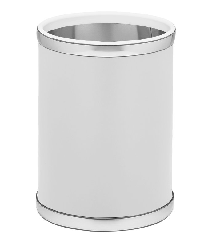 Corbeille pour déchets 2 gallons Dyson, Noire/chrome poli
