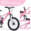 Vélo de montagne ZUKKA, 20 pouces pour garçons et filles de 7 à 10 ans-135266912