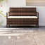 Outsunny Garden Storage Bench 125L Capacity 2 Seater PE Rattan Wicker-2000079058