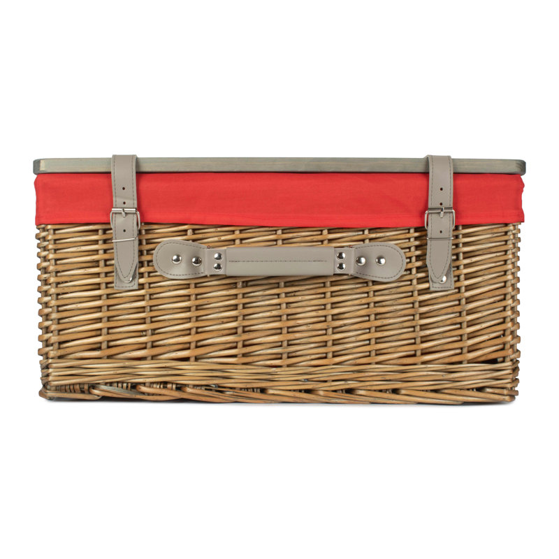 Wicker Gift or Storage Hamper with Lining