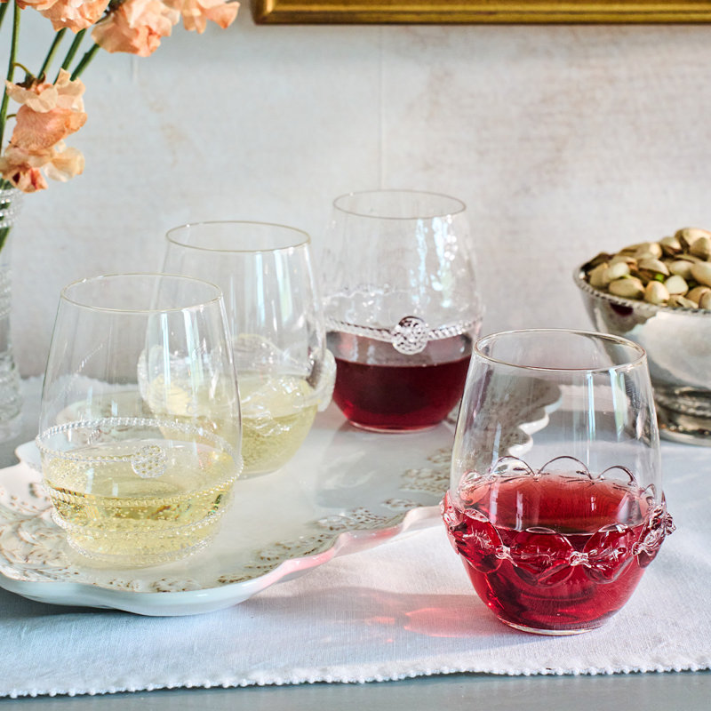 Heritage 12 oz. Stemless Wine Glass Assorted