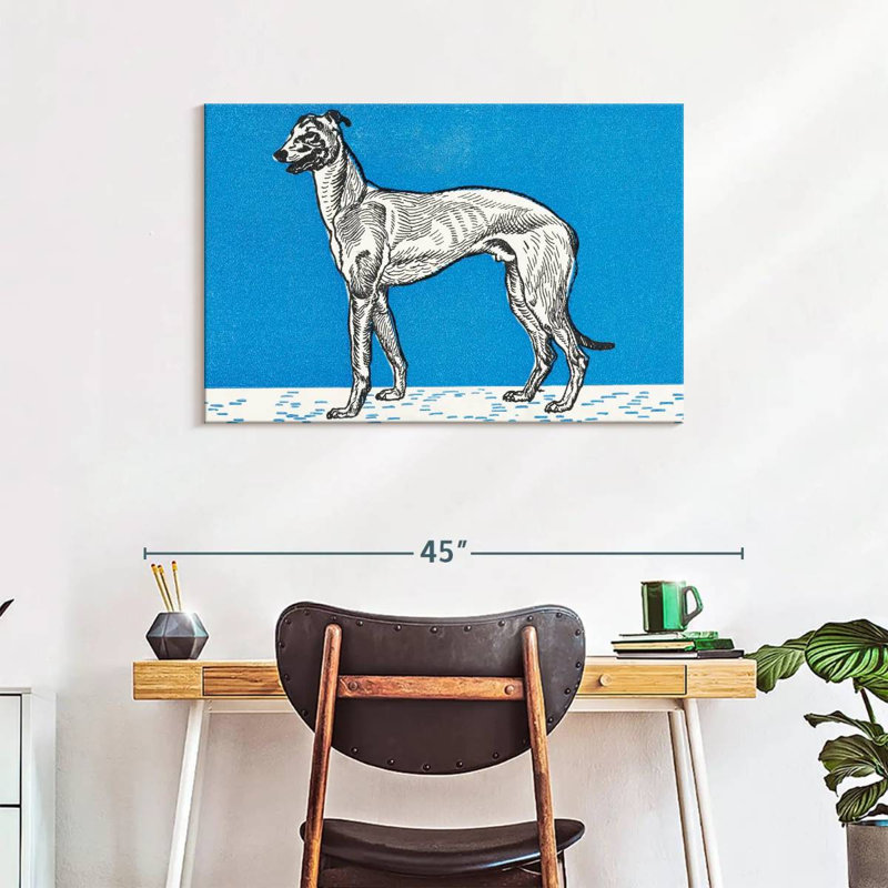 Brampt Greyhound III, 24" H x 36" W