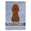 Polyester 2 côtés 40 x 28 po welcome drapeau maison-73943152