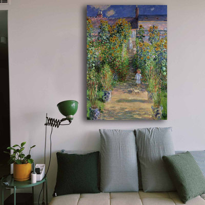 Claude Monet - peinture sur toile tendue