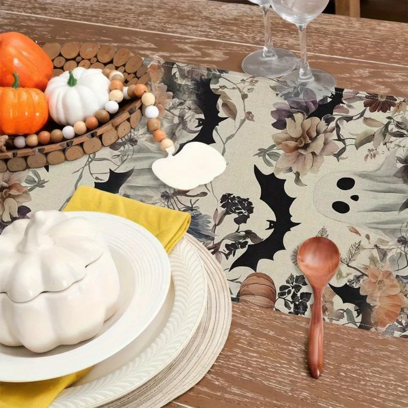 Chemin de table halloween Halloween, 90" L