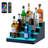 LED Lighted Liquor Bottle Display Bar Shelf RF & App Control 16" 4-Step