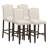 Red Barrel Studio Set Of 4 Nailhead Bar Stools Upholstered Counter Height Stool For Kitchen/dining Room-2068314451-2068314449