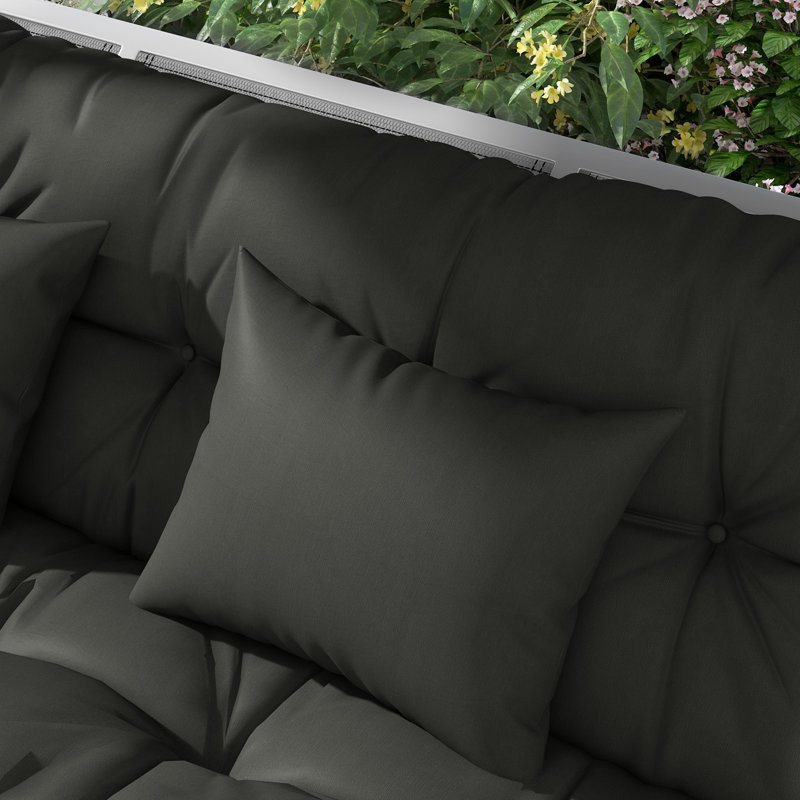 Outdoor Seat Cushion, Silver