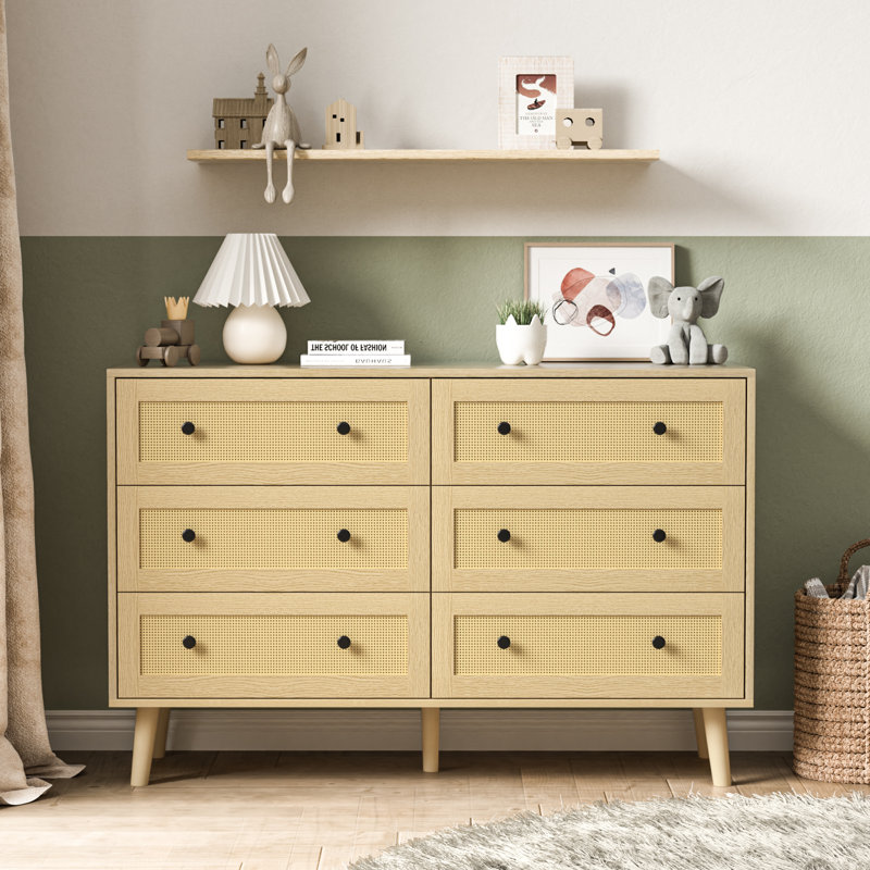 Commode 6 tiroirs Aleeah