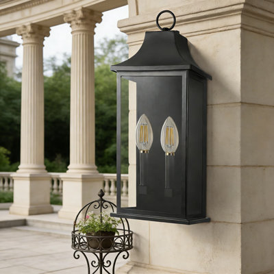 Applique murale d'extérieur Dusk To Dawn avec capteur de lumière, luminaire extérieur imperméable et résistant aux intempéries IP65 pour porche, garage et maison