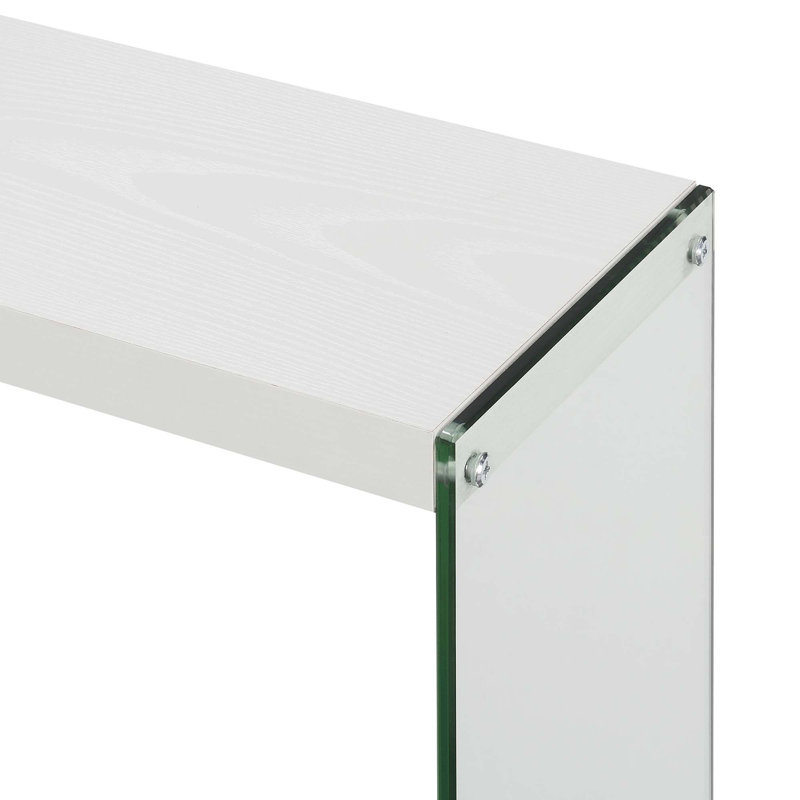 Allegonda 42'' Console Table, White
