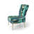 Mélange de polyester turquoise