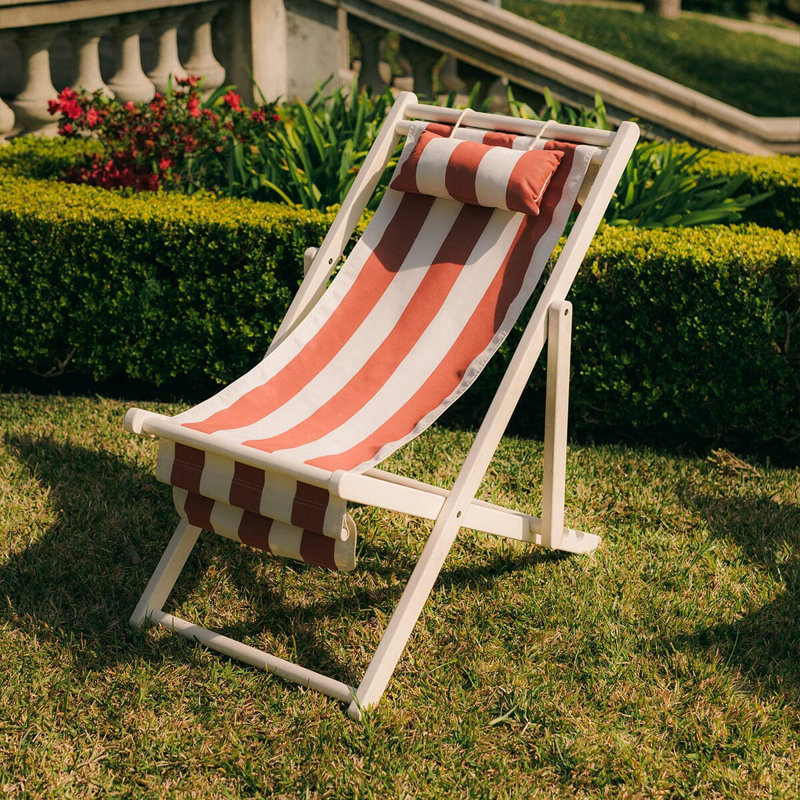 Sling Chair, Red/White