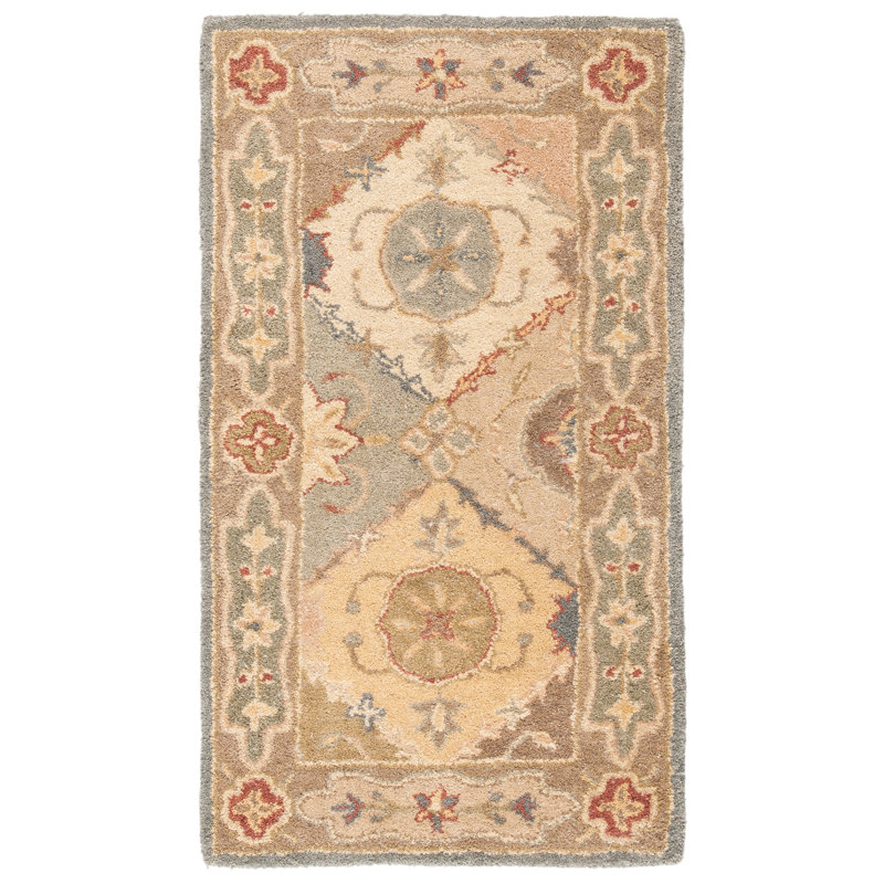 Dunbar Hand Tufted Wool Oriental Rug, Rectangle 2' x 3'