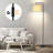 Nylene 64" Arc/Arched Floor Lamp with Remote Control and Bulb Included-1941564430