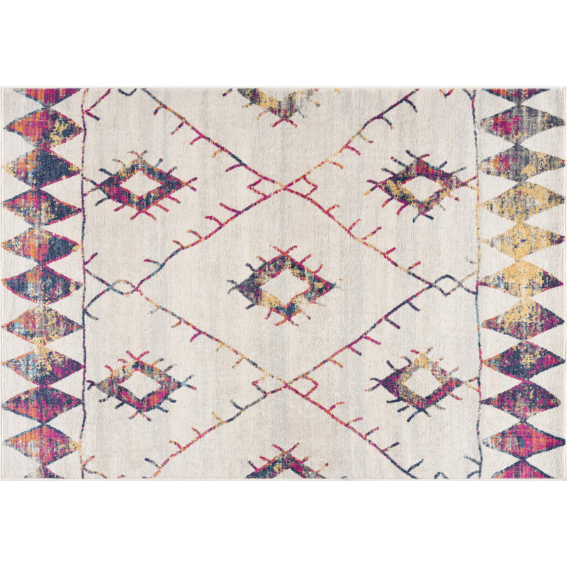 Tapis damassé 2 pi x 4 pi