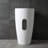 19.7" Solid Surface Circular Pedestal Bathroom Sink 