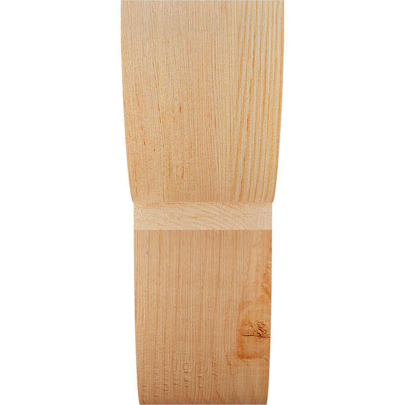 Crestline Corbel, 10" H x 3.5" W x 10" D, Douglas Fir, Smooth