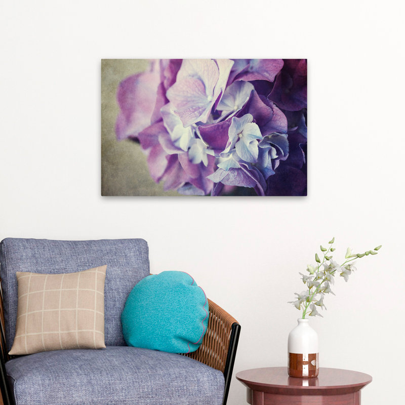 Plants, Flowers, Hydrangea Wall Art, 16" H x 24" W