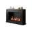 Black Solid Wood Freestanding Fireplace-1310633808-1310633811