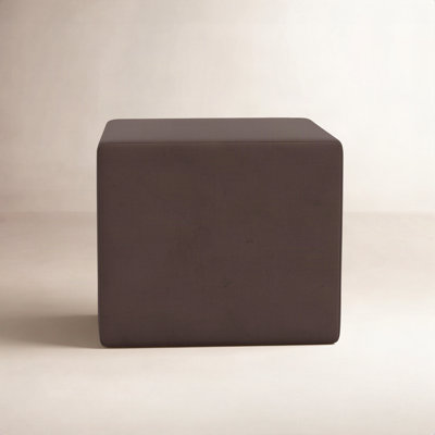 21" Linen Upholstered Ottoman