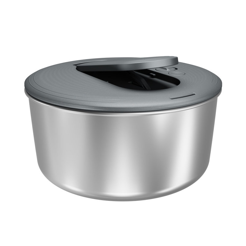 Zyliss Stainless Steel Salad Spinner, 14.7cm H x 27.7cm W