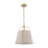 4 - Light Linen Shade Vintage Conical Drum Pendant Light