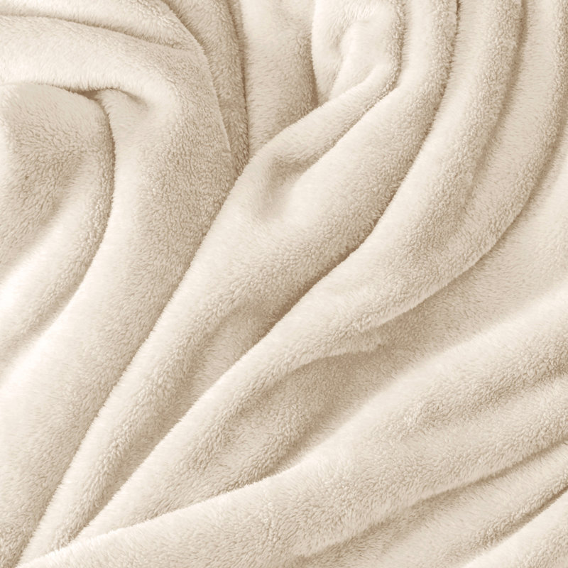 Couverture polaire Bare Home, Très grand, Vanille