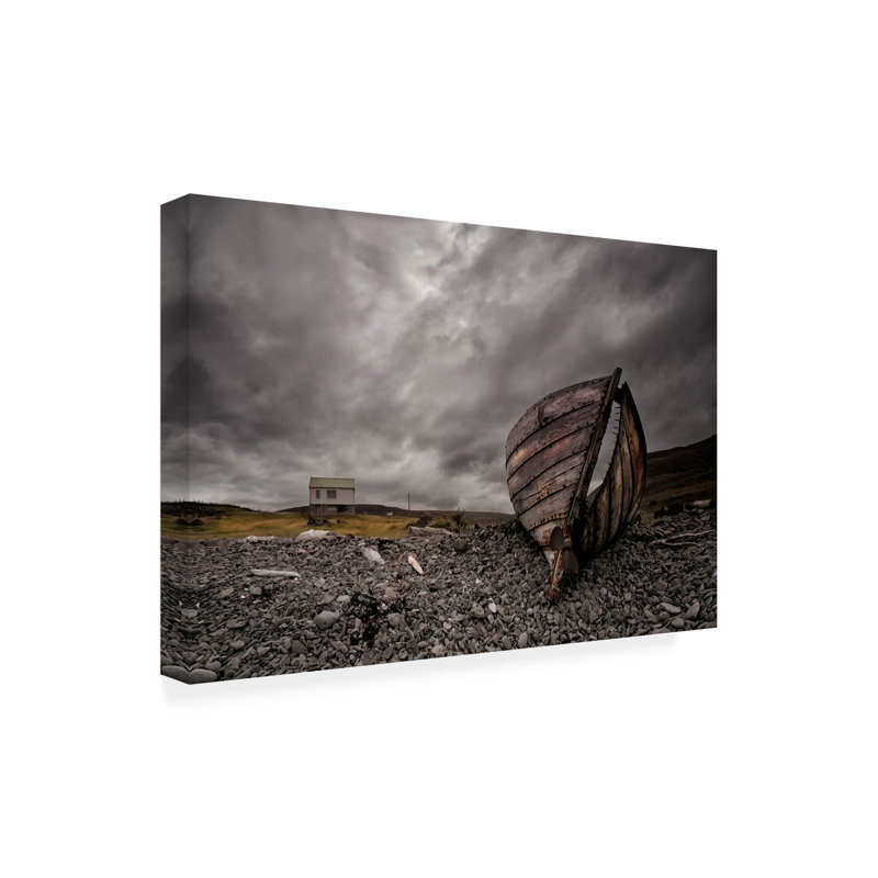 Art sur toile craquelée Torsteinn H. Ingibergsson, H 12 po x l 19 po