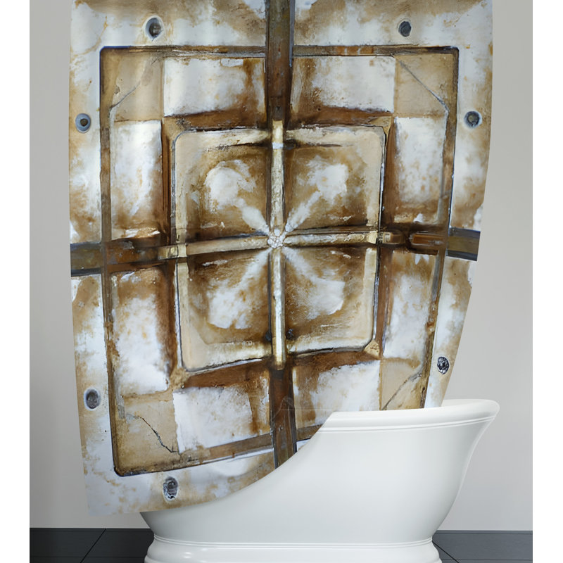 Rideau de douche Mahinmi, H 72 po x l 70 po