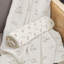 Organic Cotton Swaddle Blanket, 100% Organic Cotton, Poppy Pattern, Crane Baby